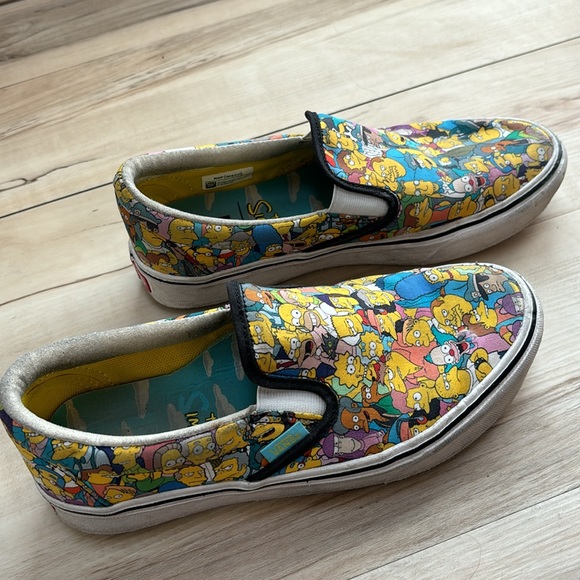 Vans Slip On The Simpsons Shoes. Unisex Mens 5.5 and Womens Size 7. - Picture 2 of 8